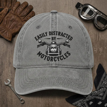 Motorcycle Embroidery Cap