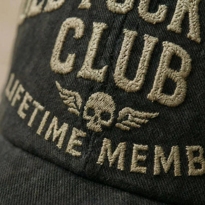 Vintage Old F*ckers Club Embroidery Cap