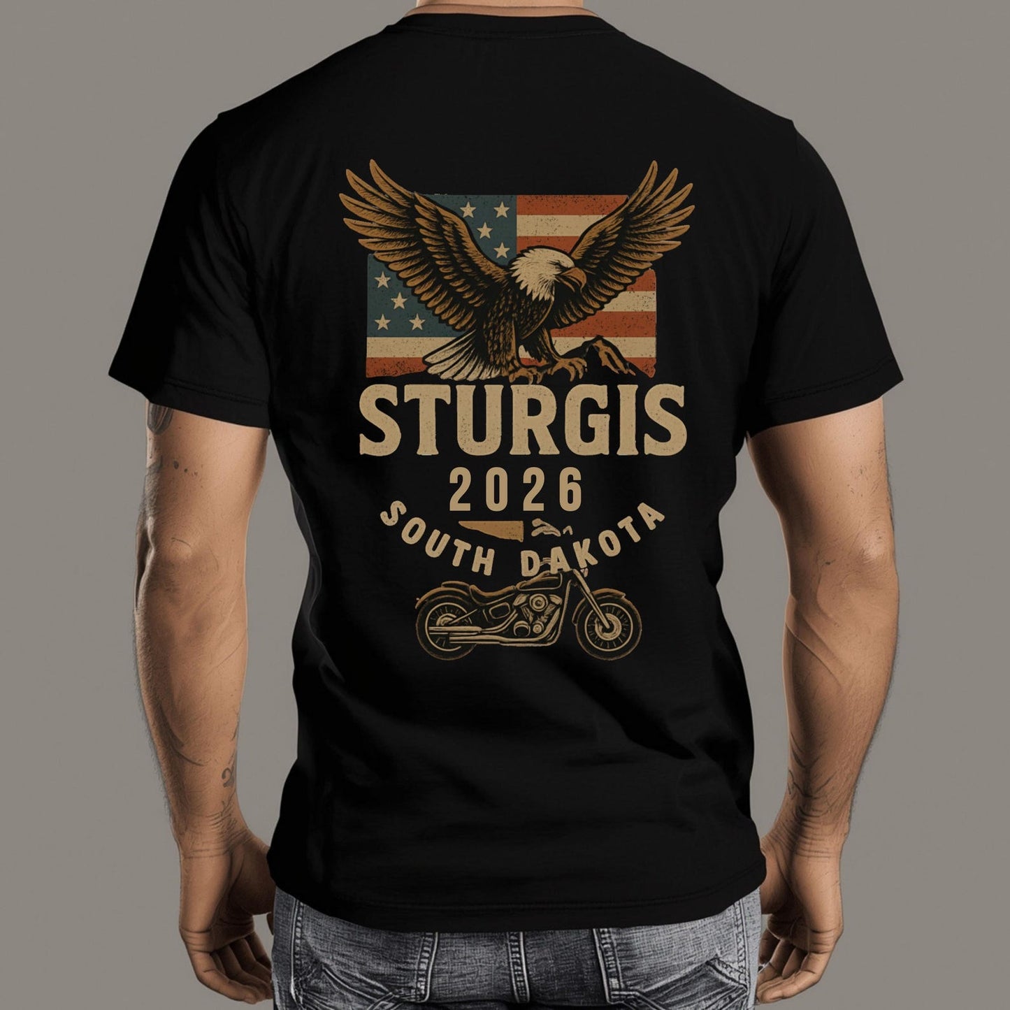 Sturgis 2026 Motorcycle Rally Vintage Biker VA102