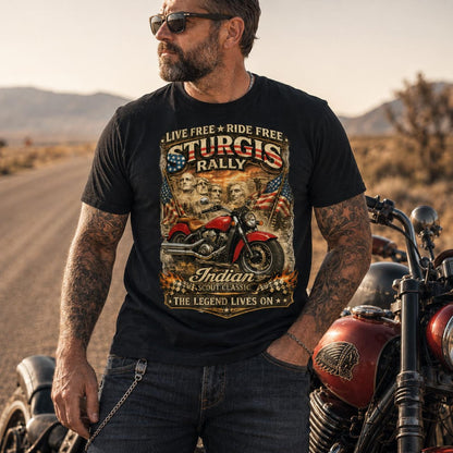 Vintage Motorcycle Sturgis Rally Shirt VA91