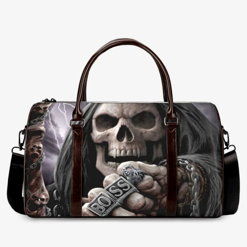 Punisher Skull Canvas Travel Bag VA10