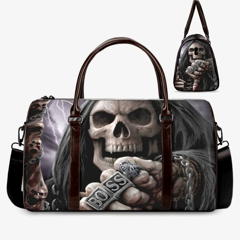 Punisher Skull Canvas Travel Bag VA10
