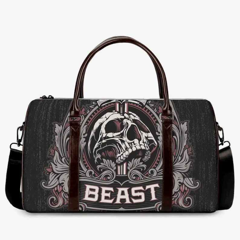 Beast Skull Canvas Travel Bag VA04