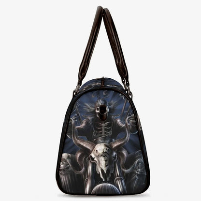 Biker Skull Canvas Travel Bag VA07