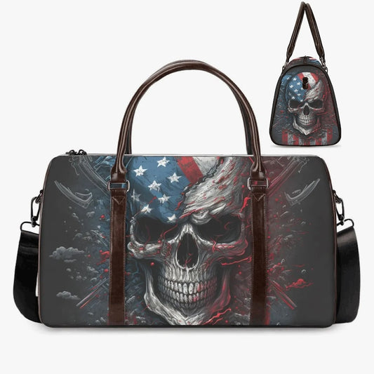 Gothic Skull Canvas Travel Bag VA05