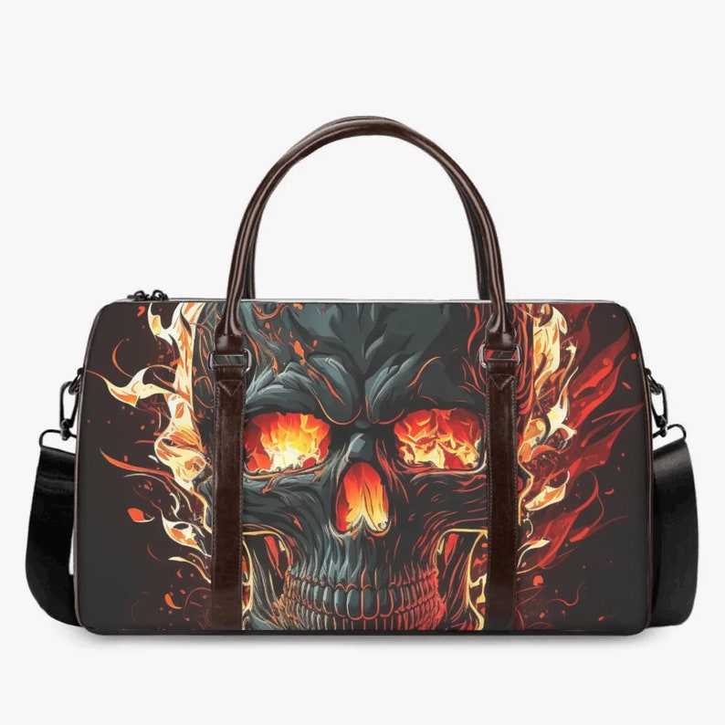 Skull Canvas Travel Bag VA01