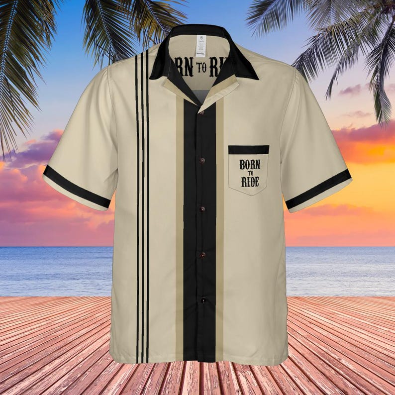Born To Ride Motorcycle Hawaiian Shirt VA01