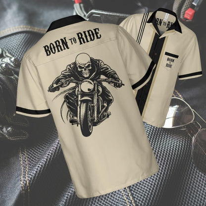 Born To Ride Motorcycle Hawaiian Shirt VA01