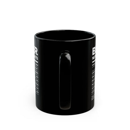 Biker Nutrition Facts Coffee Mug