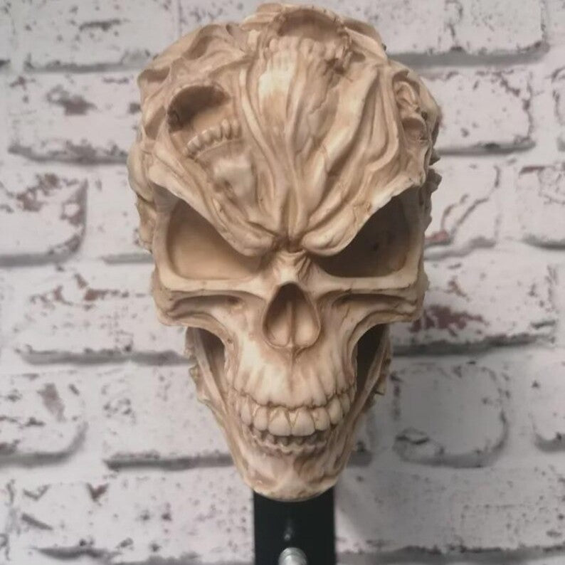 Ghost Rider Skull Motorcycle Helmet Holder & Jacket Hanger LD14