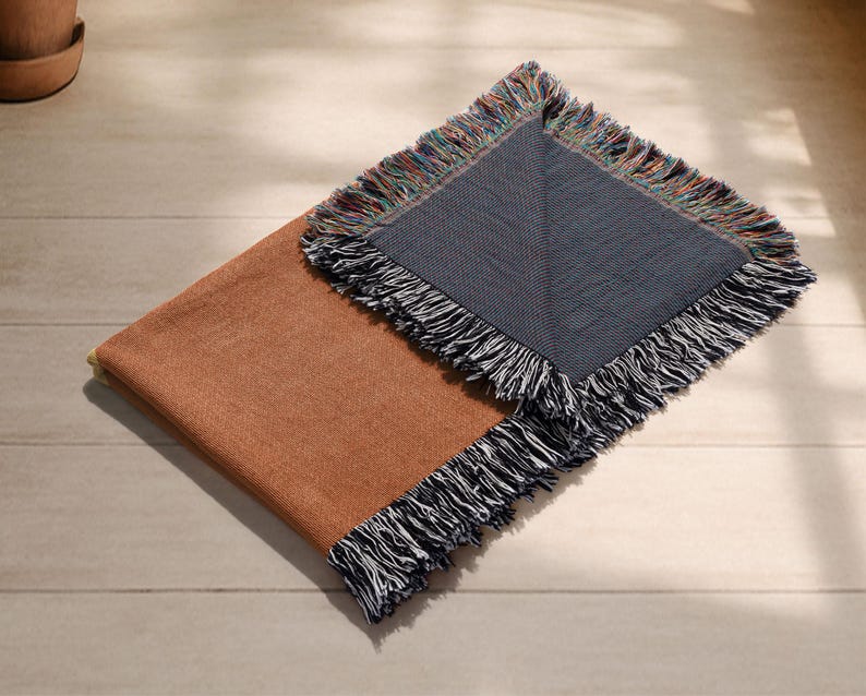 Motorcycle Lover Woven Throw Blanket VA02