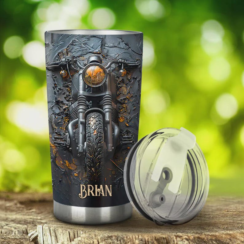 Personalized Biker Tumbler
