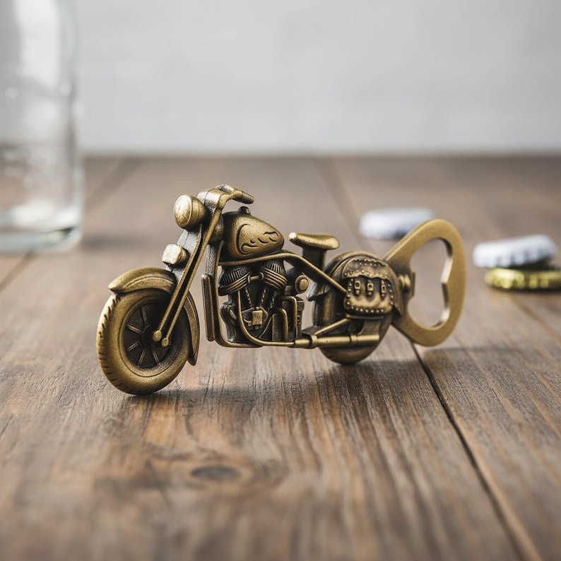 Motorcycle Design Bottle Opener