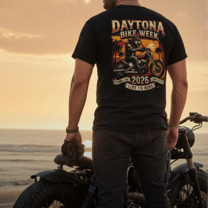 2026 Daytona Motorcycle Week Biker T-shirt VA02