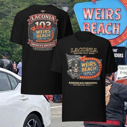 2026 Laconia Motorcycle Week Biker T-shirt VA03