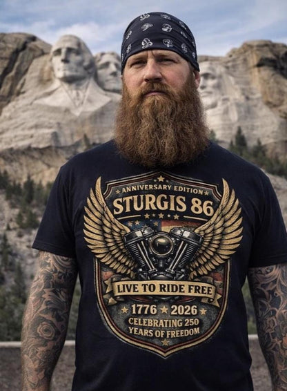 2026 Sturgis Motorcycle Rally T-shirt VA05
