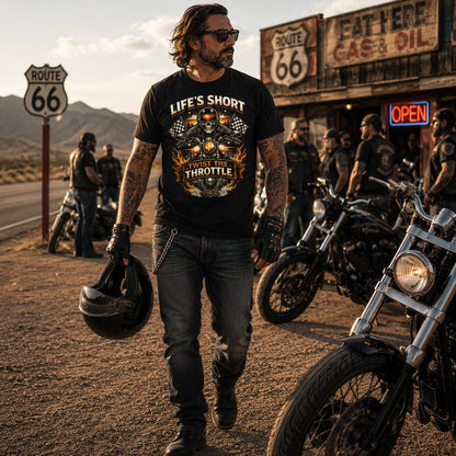 Motorcycle Biker T-shirt VA14