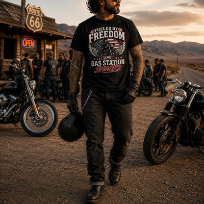 Motorcycle Biker T-shirt VA06