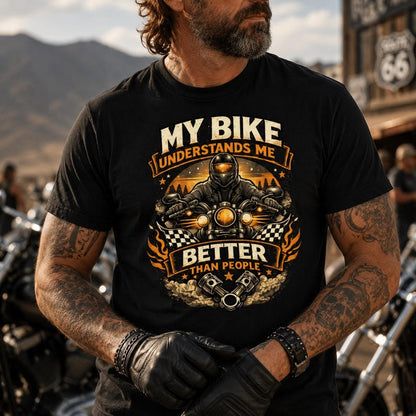 Motorcycle Biker T-shirt VA12