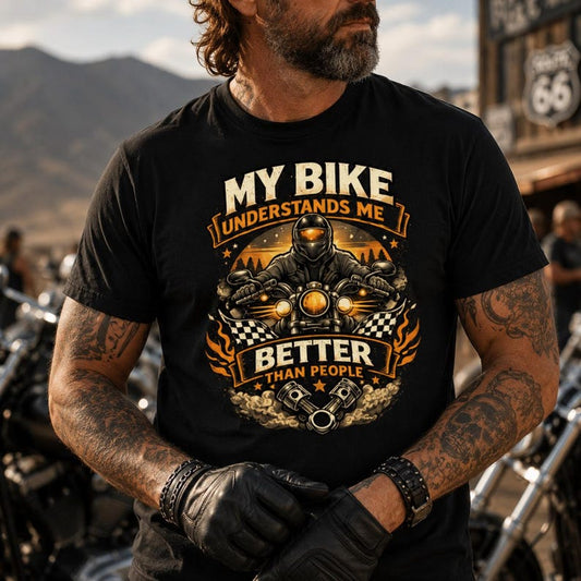 Motorcycle Biker T-shirt VA12