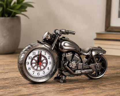 Motorcycle Desk Clock