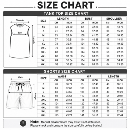 Personalized Combo Tank Top and Shorts TT01