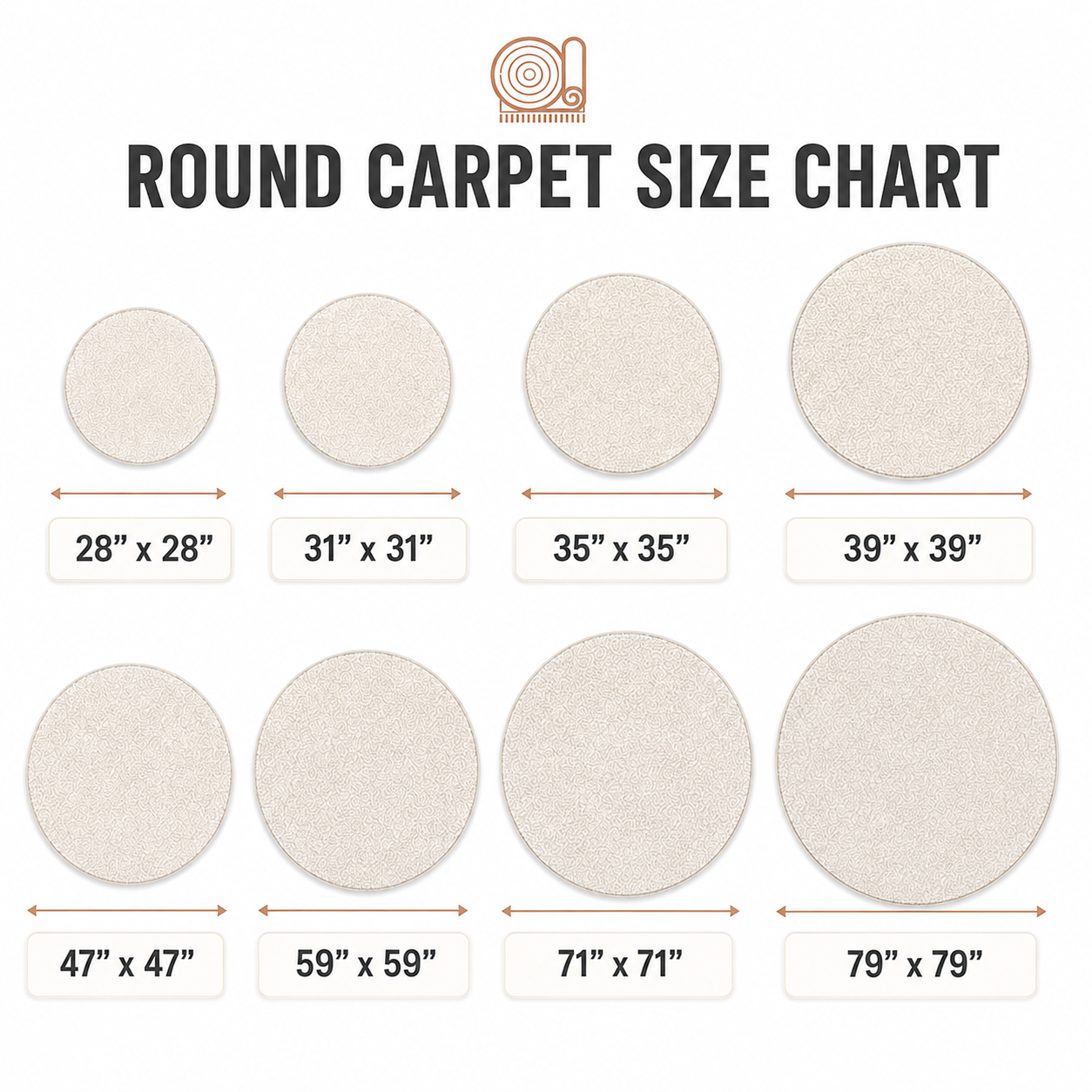 Crazy Bones Round Carpet TT09